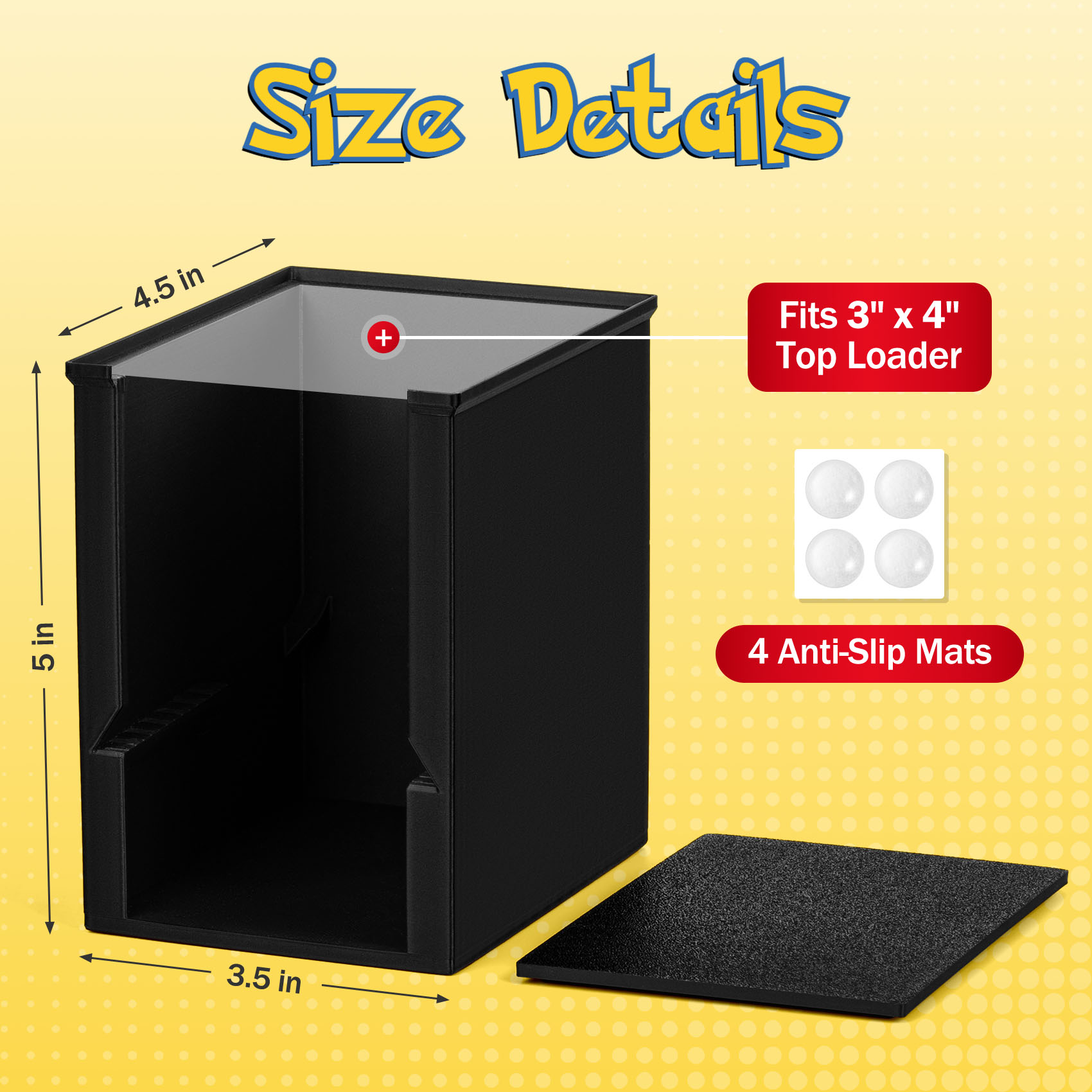 Pokemon Card Storage & Top Loader Dispenser - Card Sorting Tray for TCG thumbnail 2